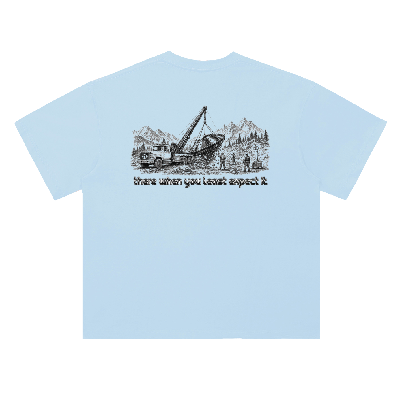 Heavyweight Drop Shoulder Cotton T-Shirt