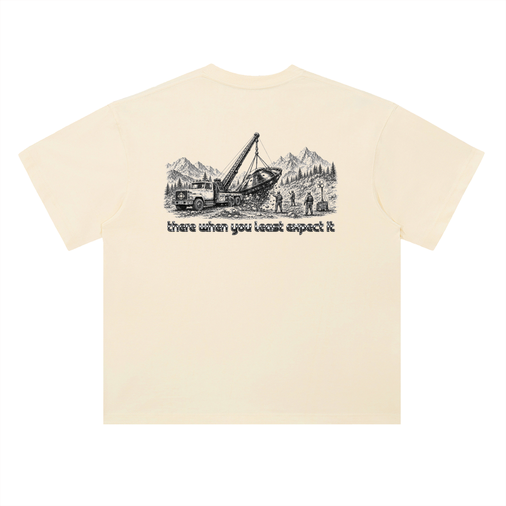 Heavyweight Drop Shoulder Cotton T-Shirt