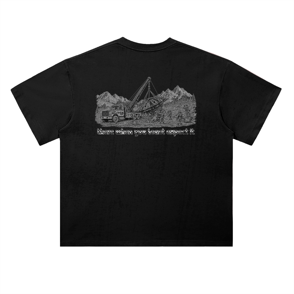 Heavyweight Drop Shoulder Cotton T-Shirt