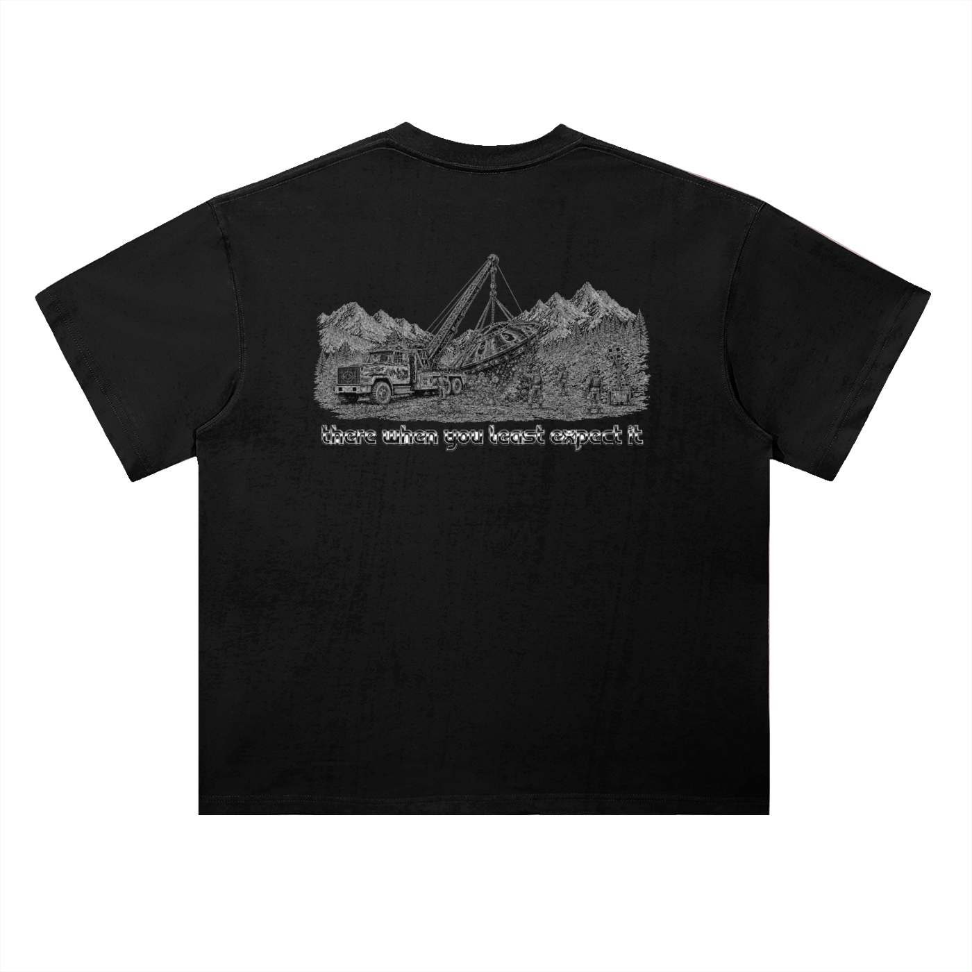 Heavyweight Drop Shoulder Cotton T-Shirt